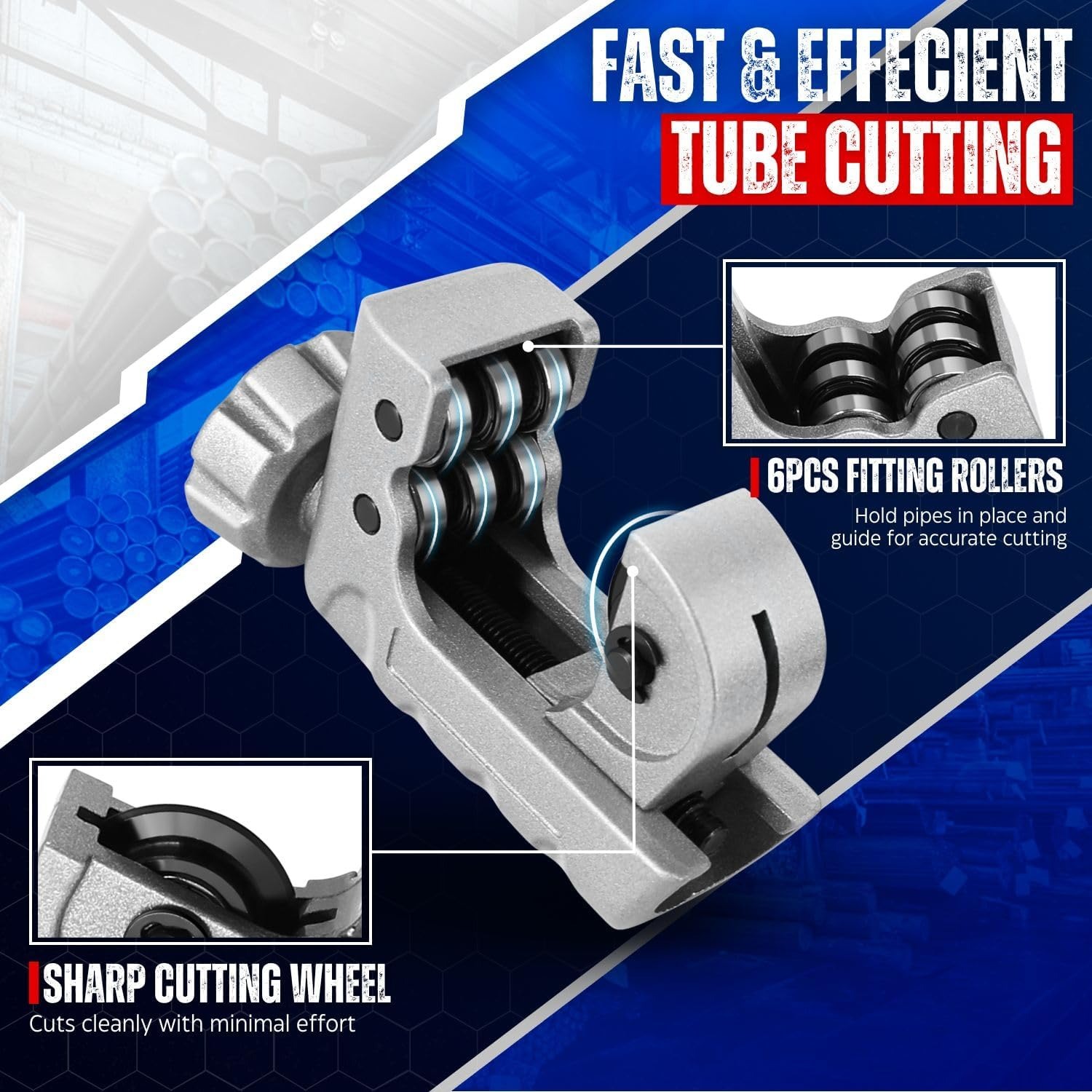 Coupe-tube rotatif manuel à ro - Pipe Cutter Ratchet avis et prix