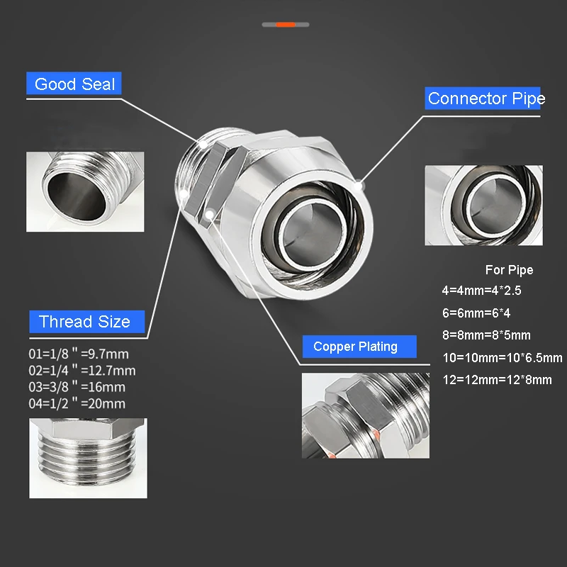 Raccords pneumatiques en cuivr - Compression Fitting Brass avis et prix